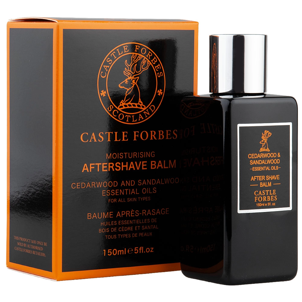 Castle Forbes Cedarwood and Sandalwood balzám po holení 150 ml