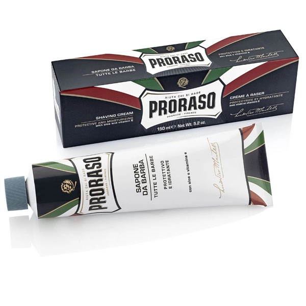 Proraso Blue krém na holení s aloe vera a vitamínem E 150 ml