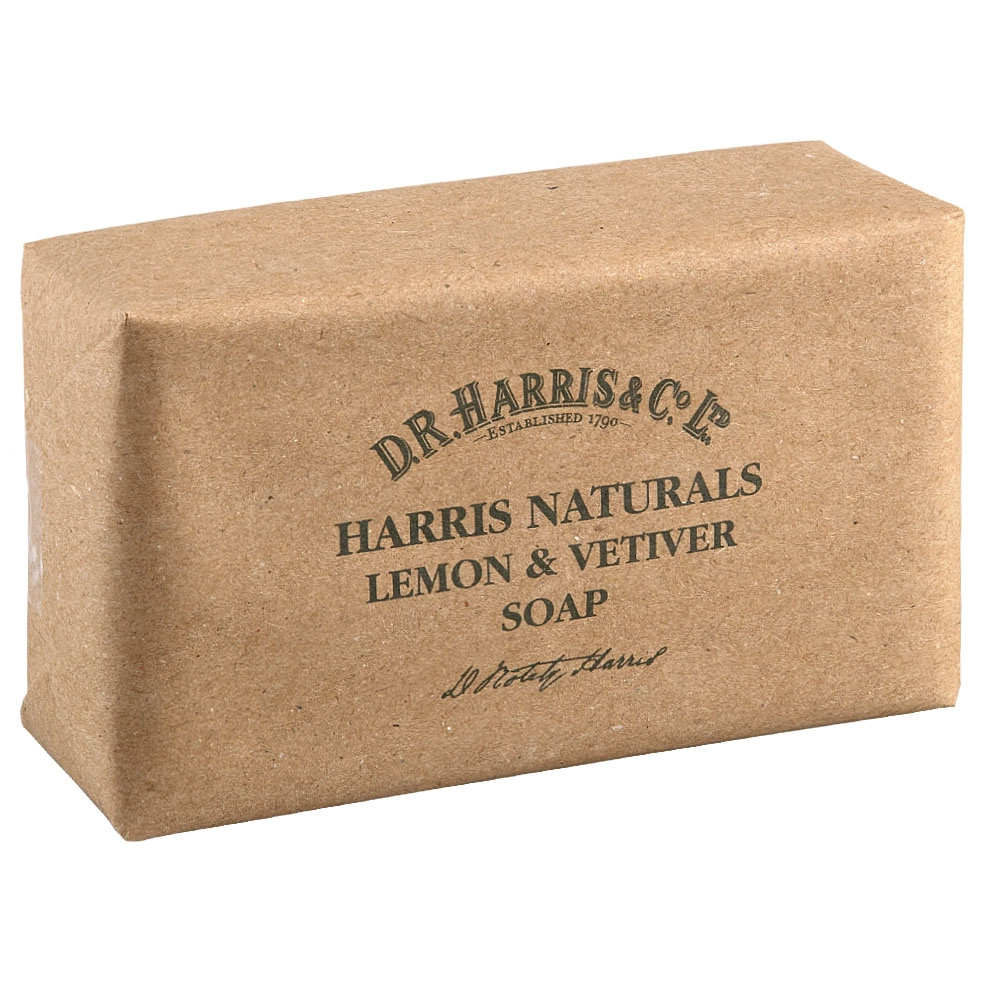 D.R. Harris Naturals Lemon & Vetiver sprchové mýdlo 200 g