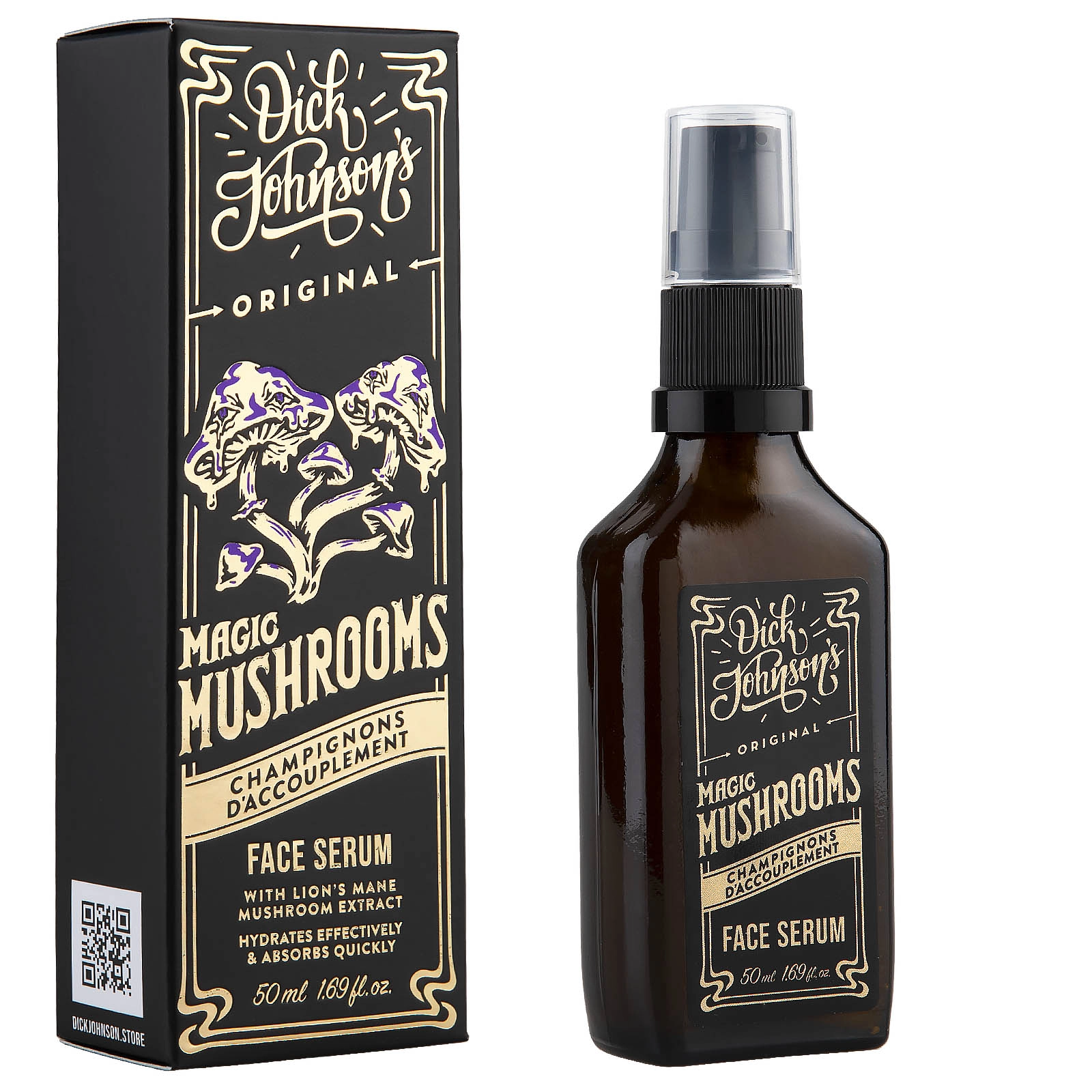 Dick Johnson Original Magic Mushrooms intenzivní pleťové sérum 50 ml