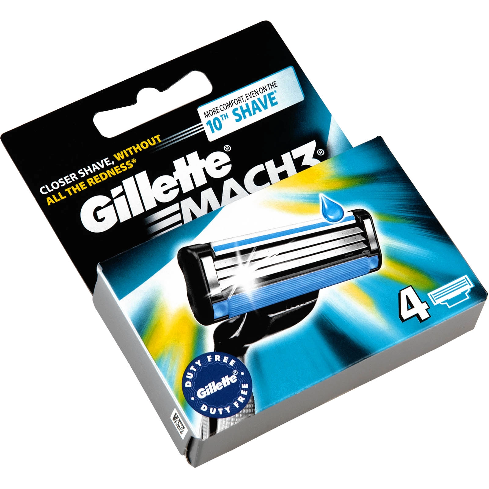 Gillette Mach3 náhradní hlavice 4 ks