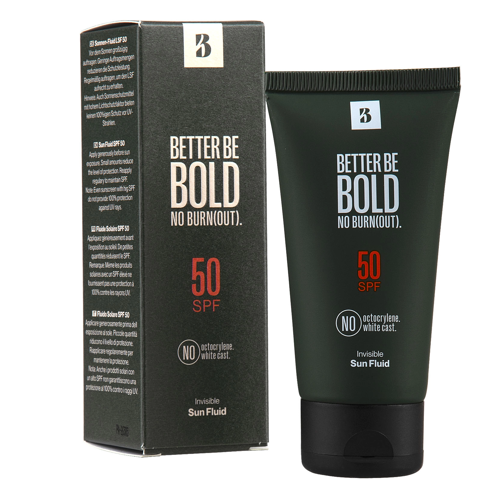 Better Be Bold No Burn(out) SPF50 ochranný krém na holou hlavu / pleš a pleť 50 ml