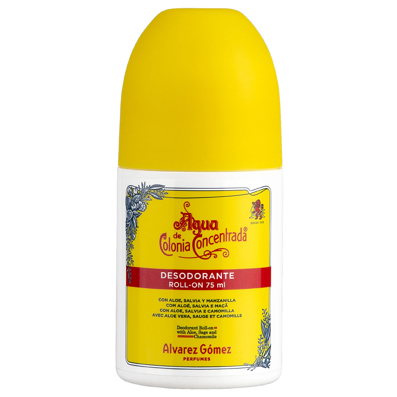 Alvarez Gómez Agua de Colonia Concentrada deodorant roll on 75 ml