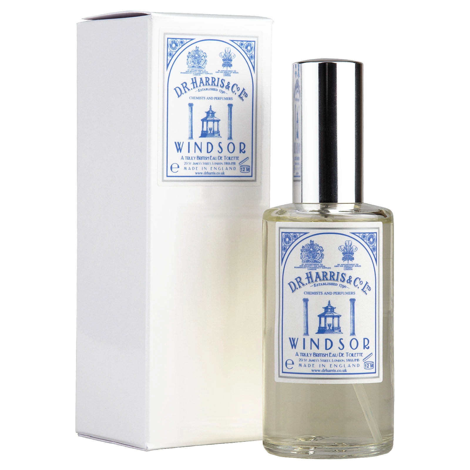 D.R. Harris Windsor toaletní voda s rozprašovačem 50 ml