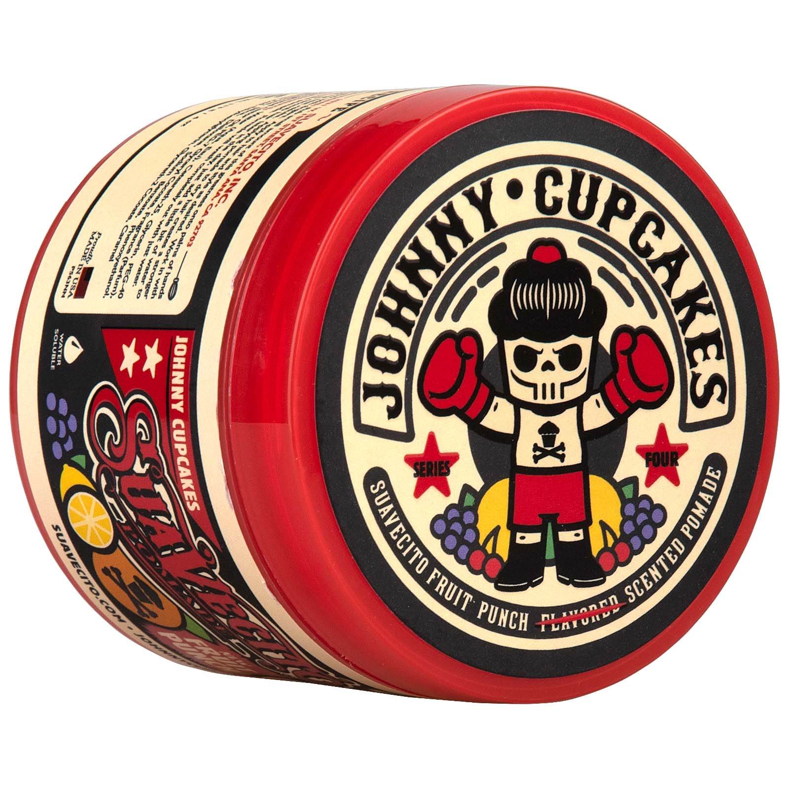 Suavecito Johnny Cupcakes Fruit Punch Original Hold pomáda na vlasy 113 g