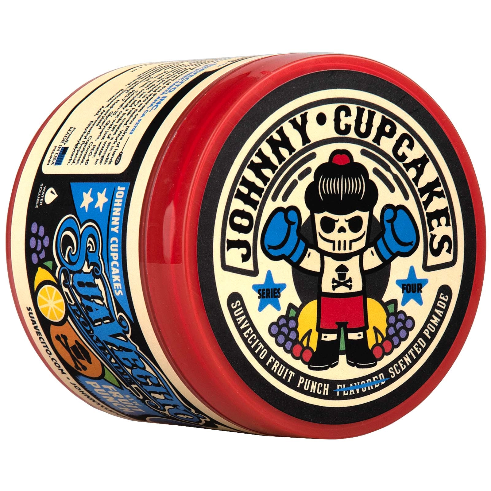 Suavecito Johnny Cupcakes Fruit Punch Firme Hold pomáda na vlasy 113 g