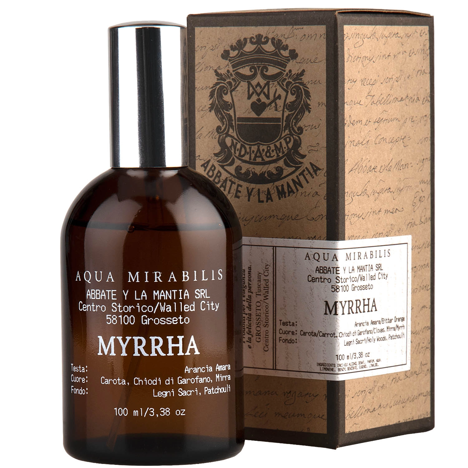 Abbate Y La Mantia Aqua Mirabilis Myrrha parfémovaná voda 50 ml