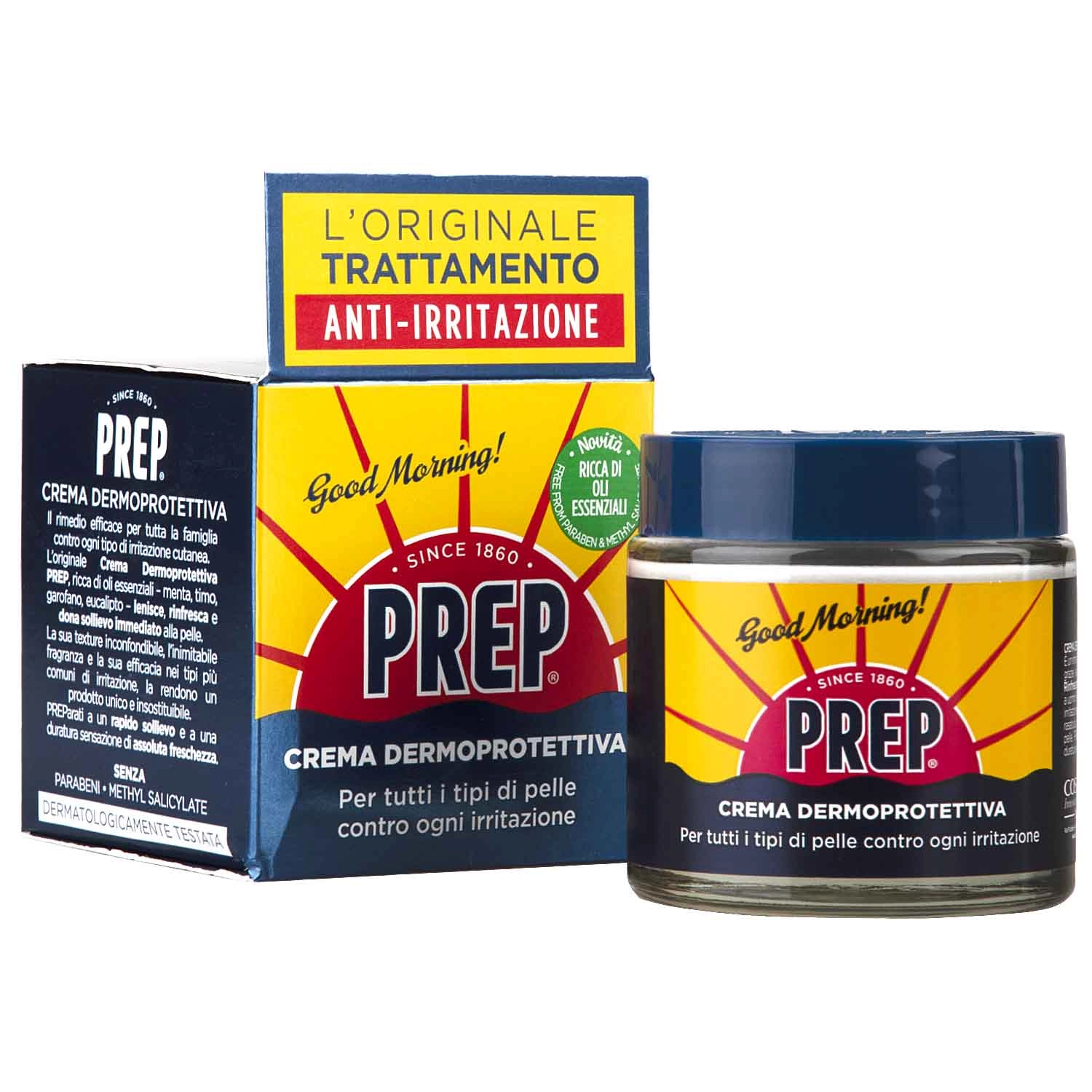 PREP Original multifunkční ochranný krém před holením a po holení v dóze 75 ml