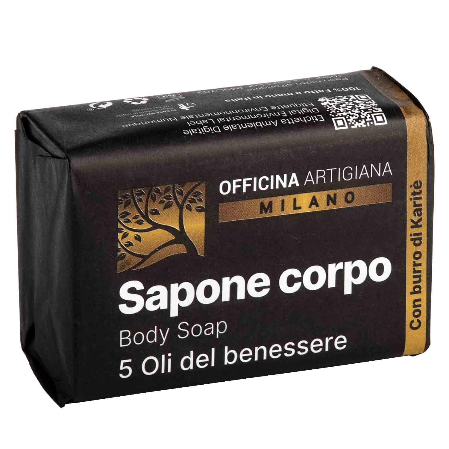 Officina Artigiana 5 Oli del benessere sprchové mýdlo 100 g