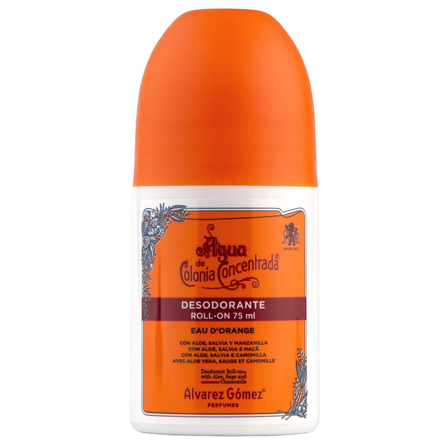 Alvarez Gómez Adua de Colonia Concentrada Eau d'Orange deodorant roll on 75 ml