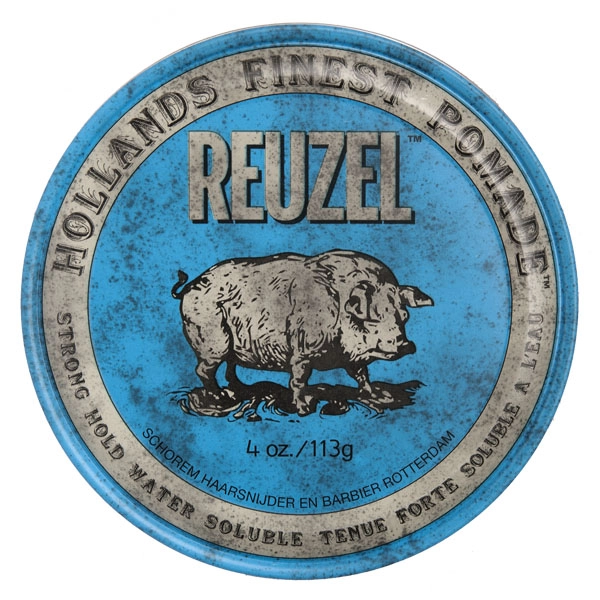 Reuzel Blue Strong Hold Water Soluble High Sheen pomáda 113 g - POŠKOZENÝ OBAL