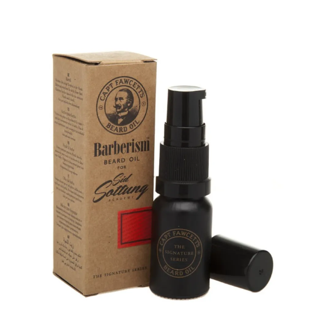 Captain Fawcett Barberism by Sid Sottung olej na vousy 10 ml