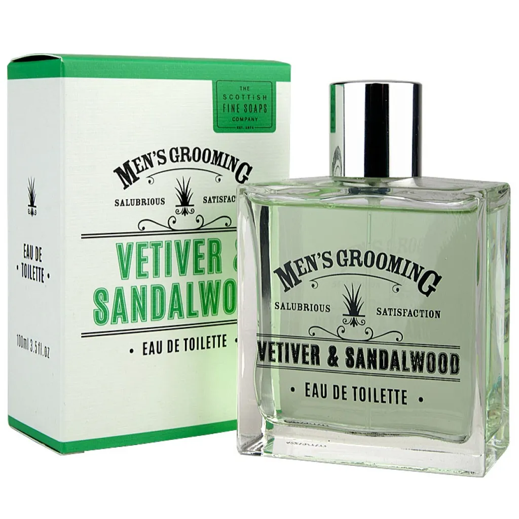 The Scottish Fine Soaps Vetiver & Sandalwood toaletní voda 100 ml