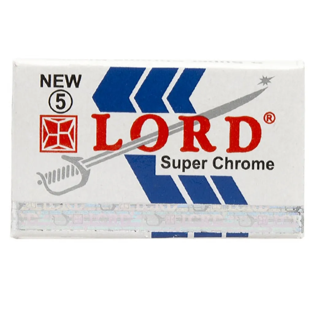 Žiletky na holení Lord Super Chrome 5 ks