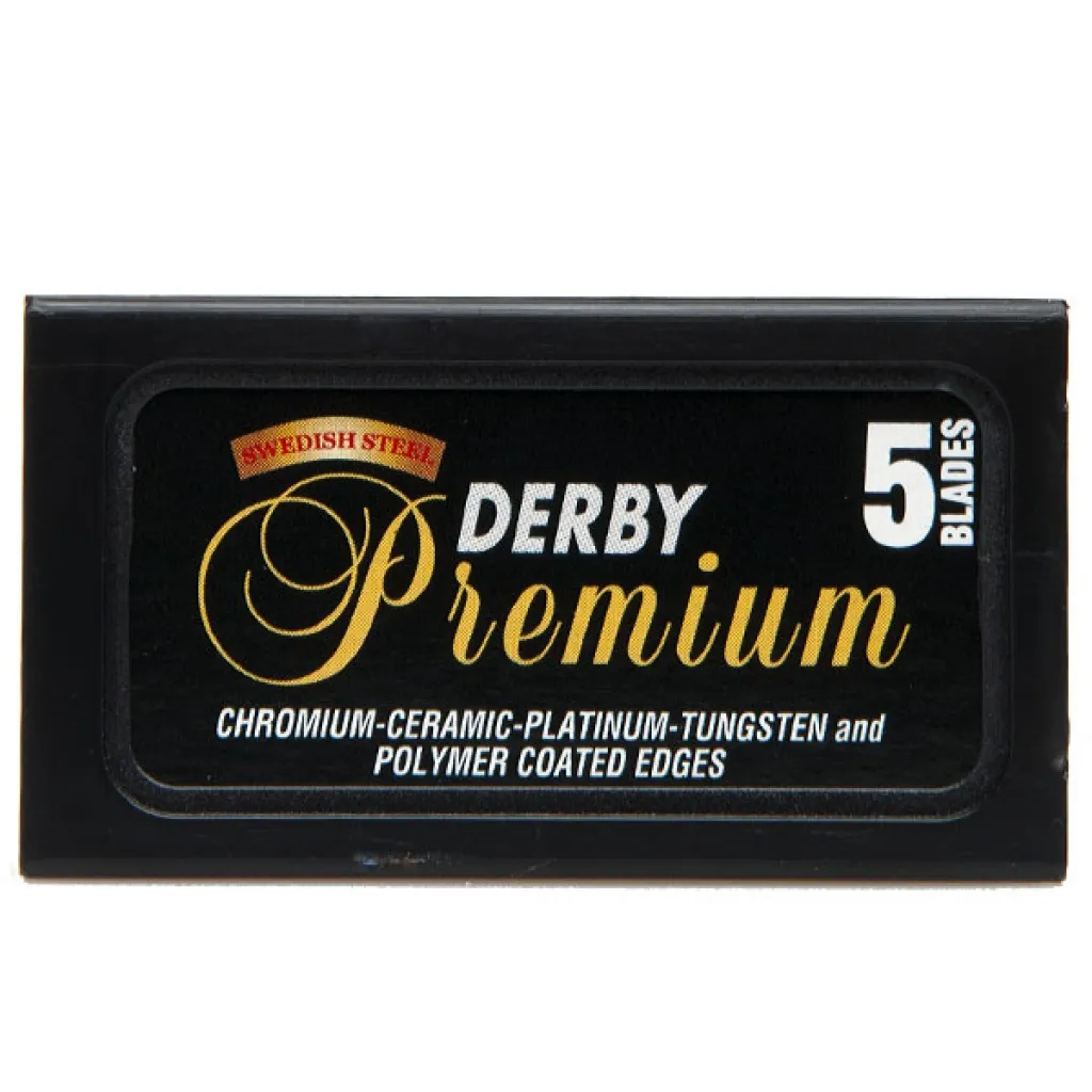 Žiletky na holení Derby Premium Black 5 ks