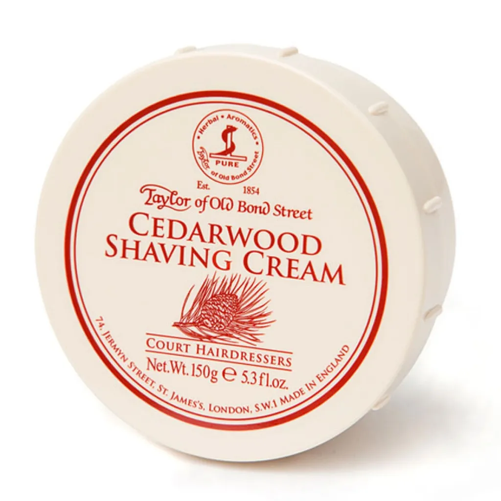 Taylor of Old Bond Street Cedarwood krém na holení 150 g