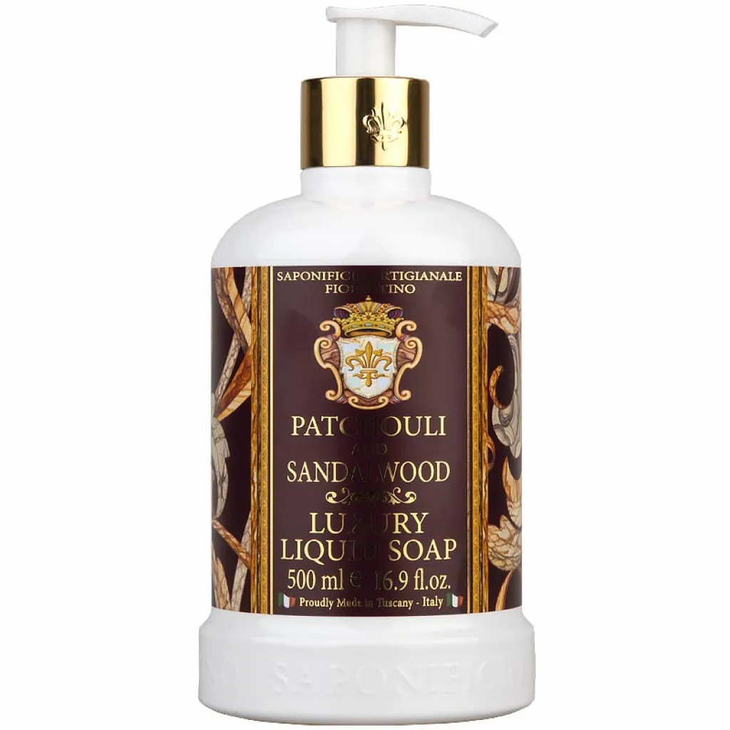 Saponificio Artigianale Fiorentino Patchouli and Sandalwood tekuté mýdlo 500 ml