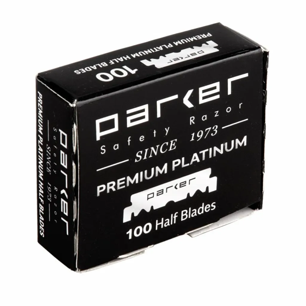 Žiletky na holení do shavetty Parker Premium Platinum 100 ks