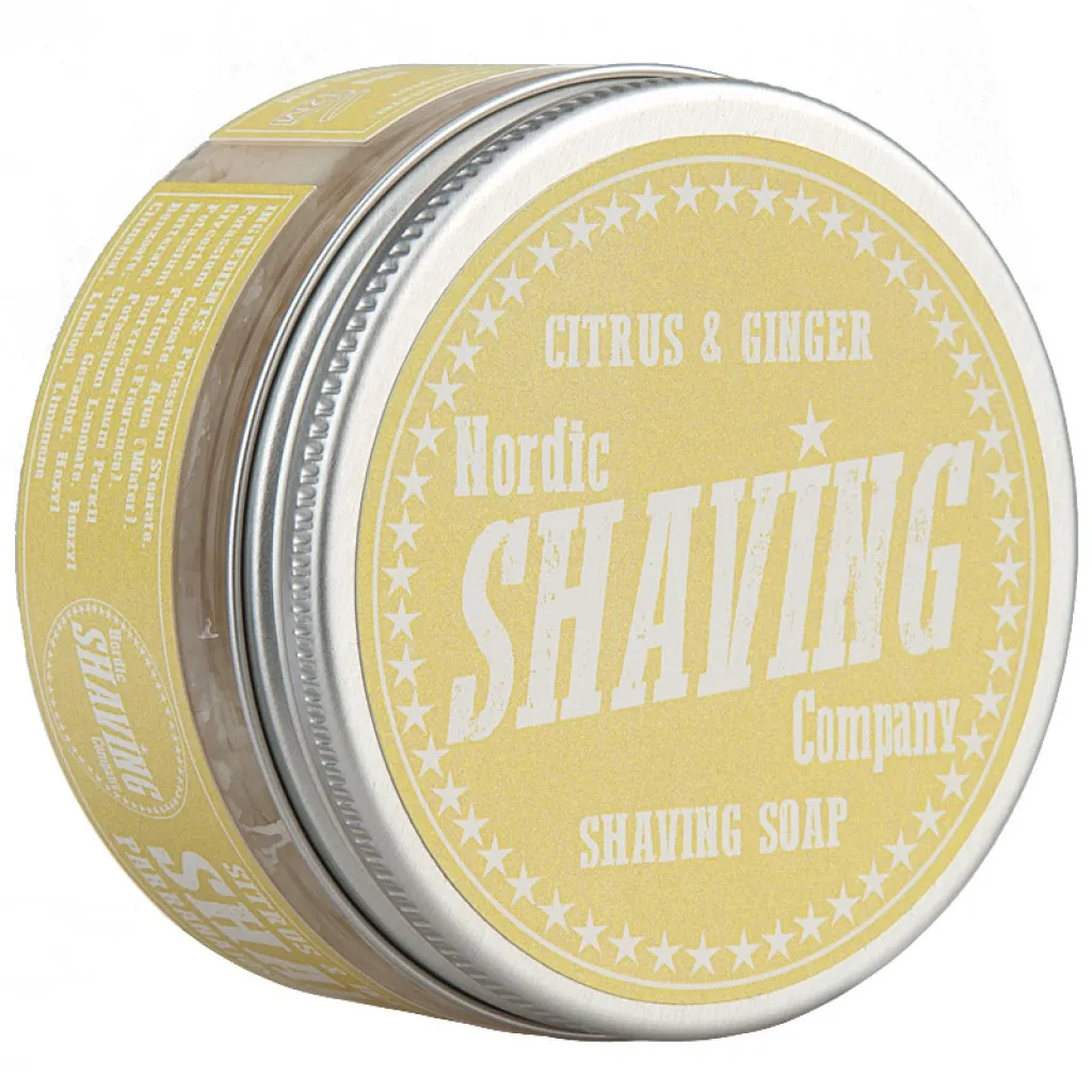 Nordic Shaving Company Citrus & Ginger mýdlo na holení 80 g