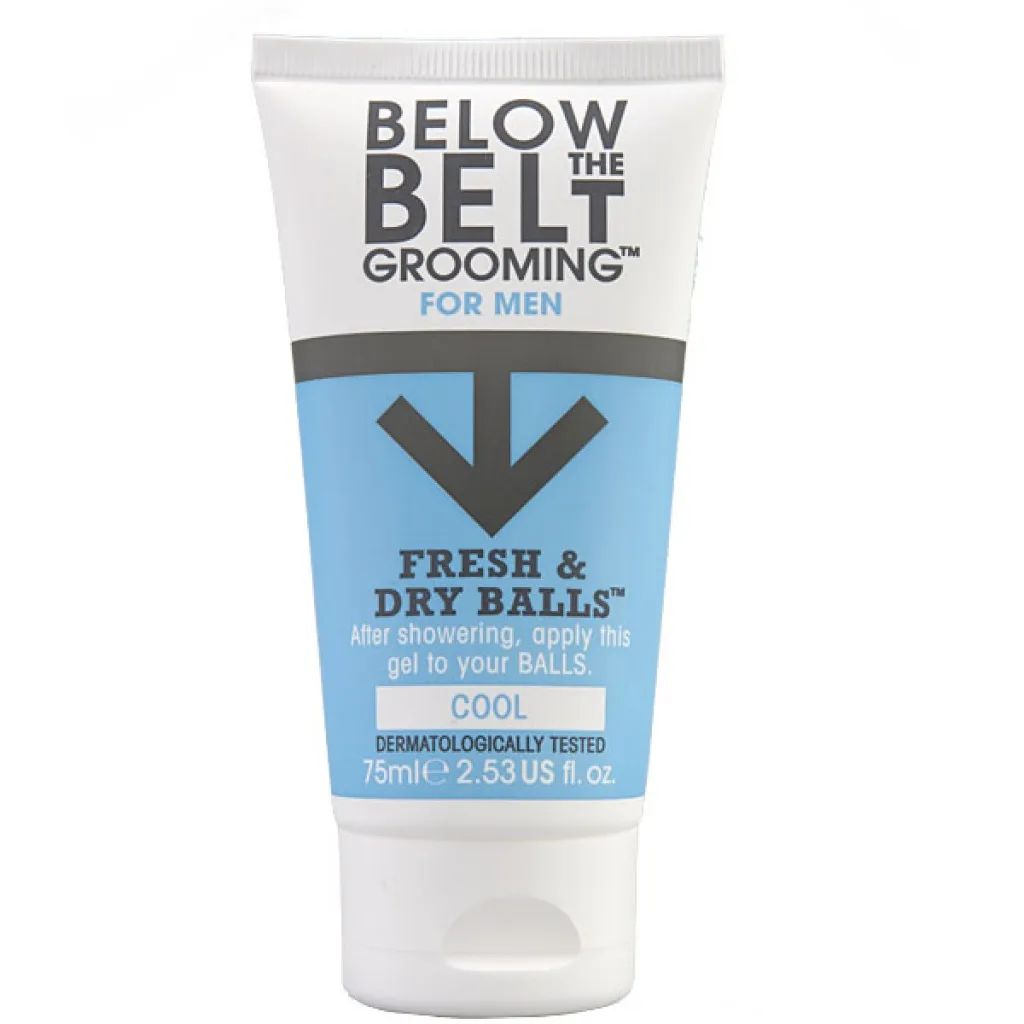 Below The Belt Grooming Cool intimní hygienický gel pro muže 75 ml