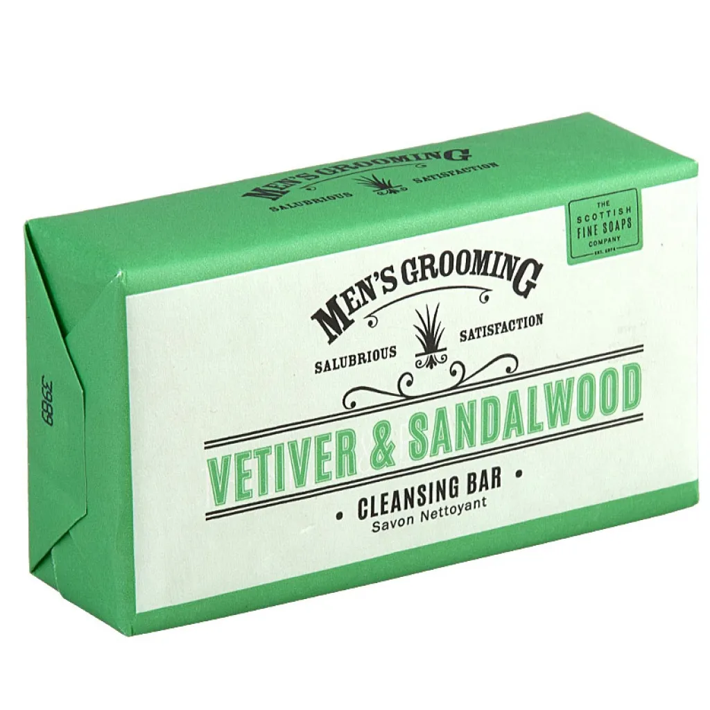 The Scottish Fine Soaps Vetiver & Sandalwood sprchové mýdlo 220 g