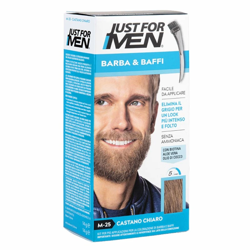 Just For Men barva na VOUSY M-25 přírodní světle hnědá 28 g