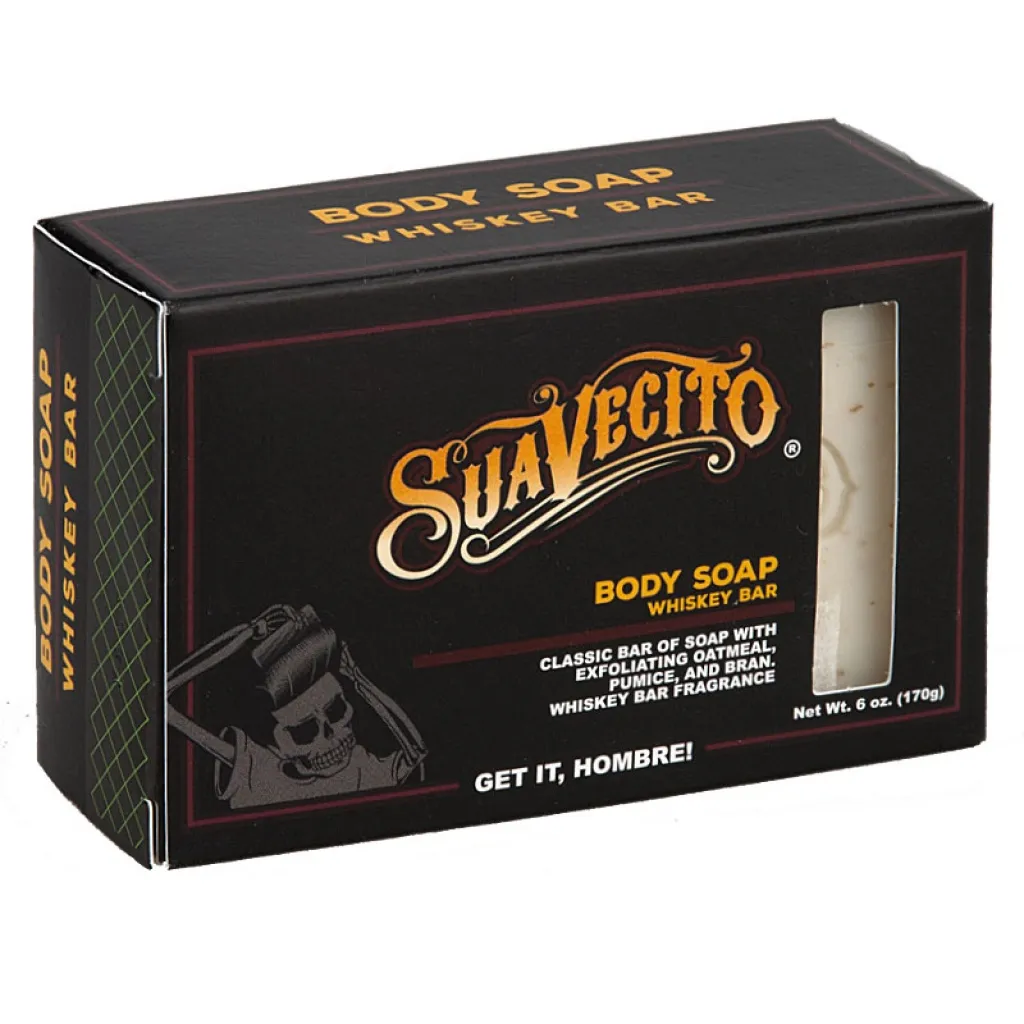 Suavecito Whiskey Bar sprchové mýdlo 170 g