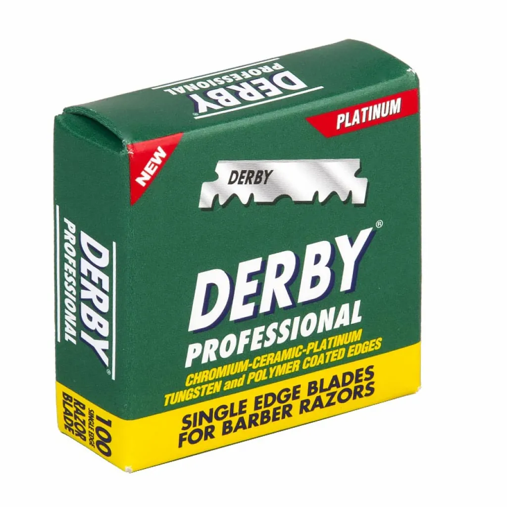 Žiletky na holení do shavetty Derby Professional Green 100 ks