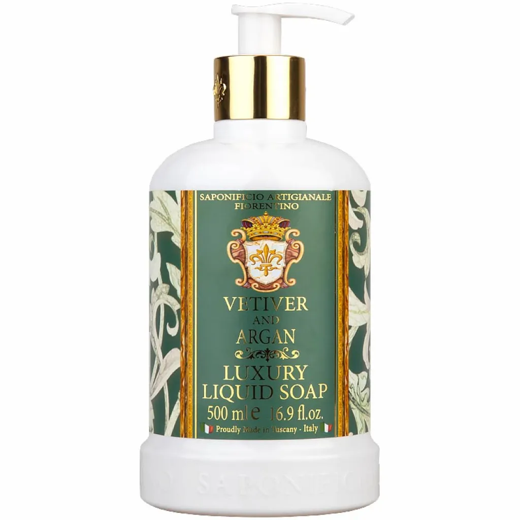 Saponificio Artigianale Fiorentino Vetiver and Argan tekuté mýdlo 500 ml