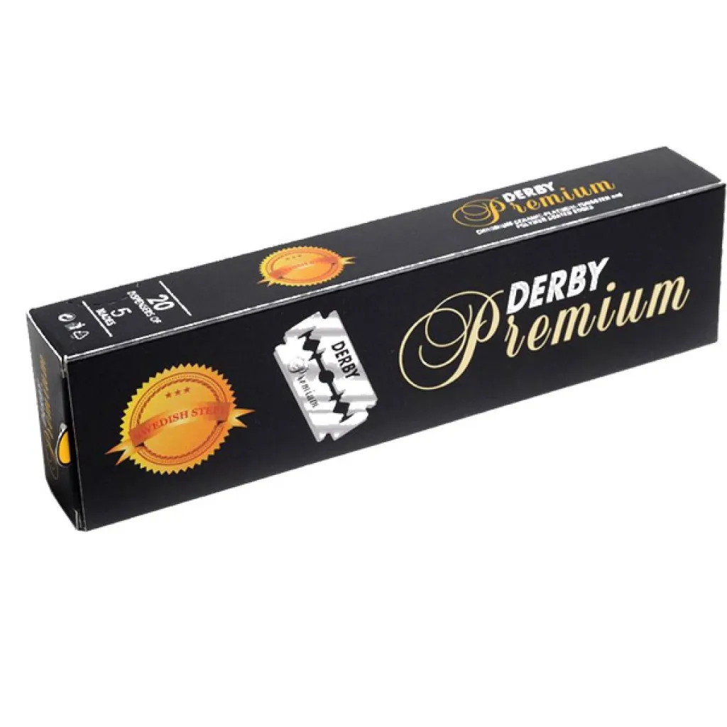 Žiletky na holení Derby Premium Black 100 ks