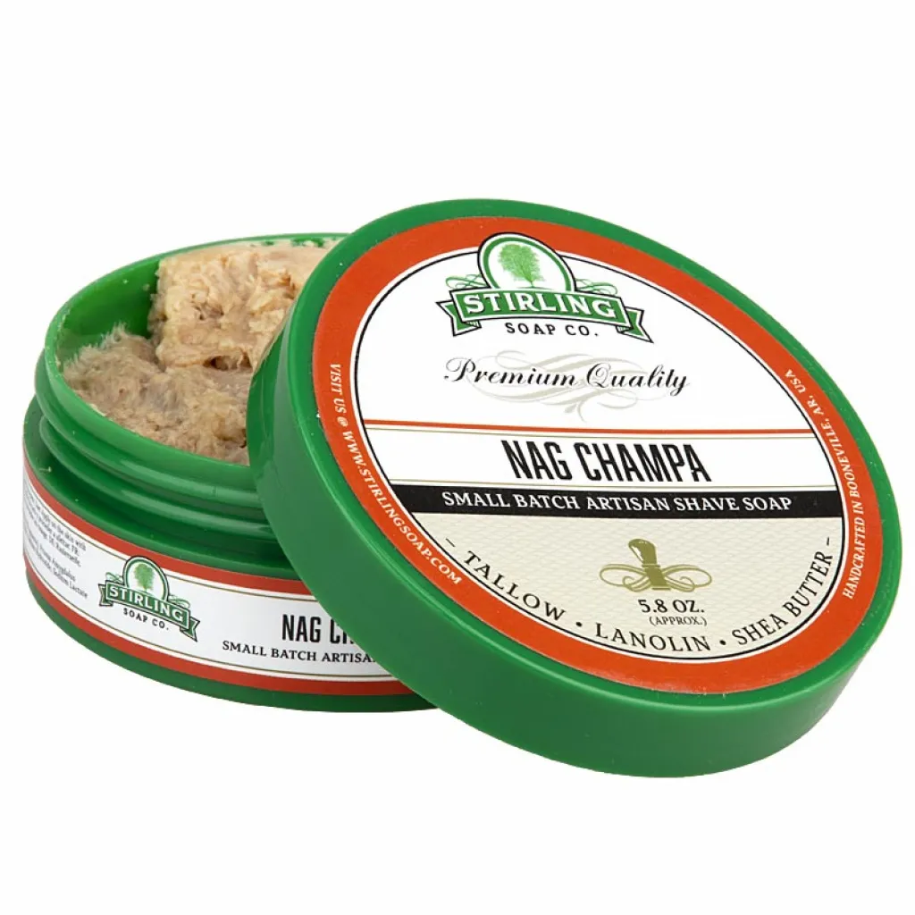 Stirling Soap Nag Champa mýdlo na holení 170 g