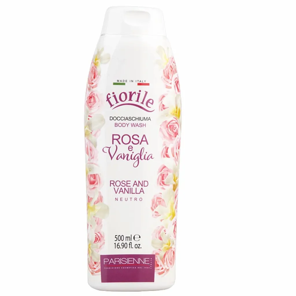 Parisienne Fiorile Rosa e Vaniglia sprchový gel 500 ml