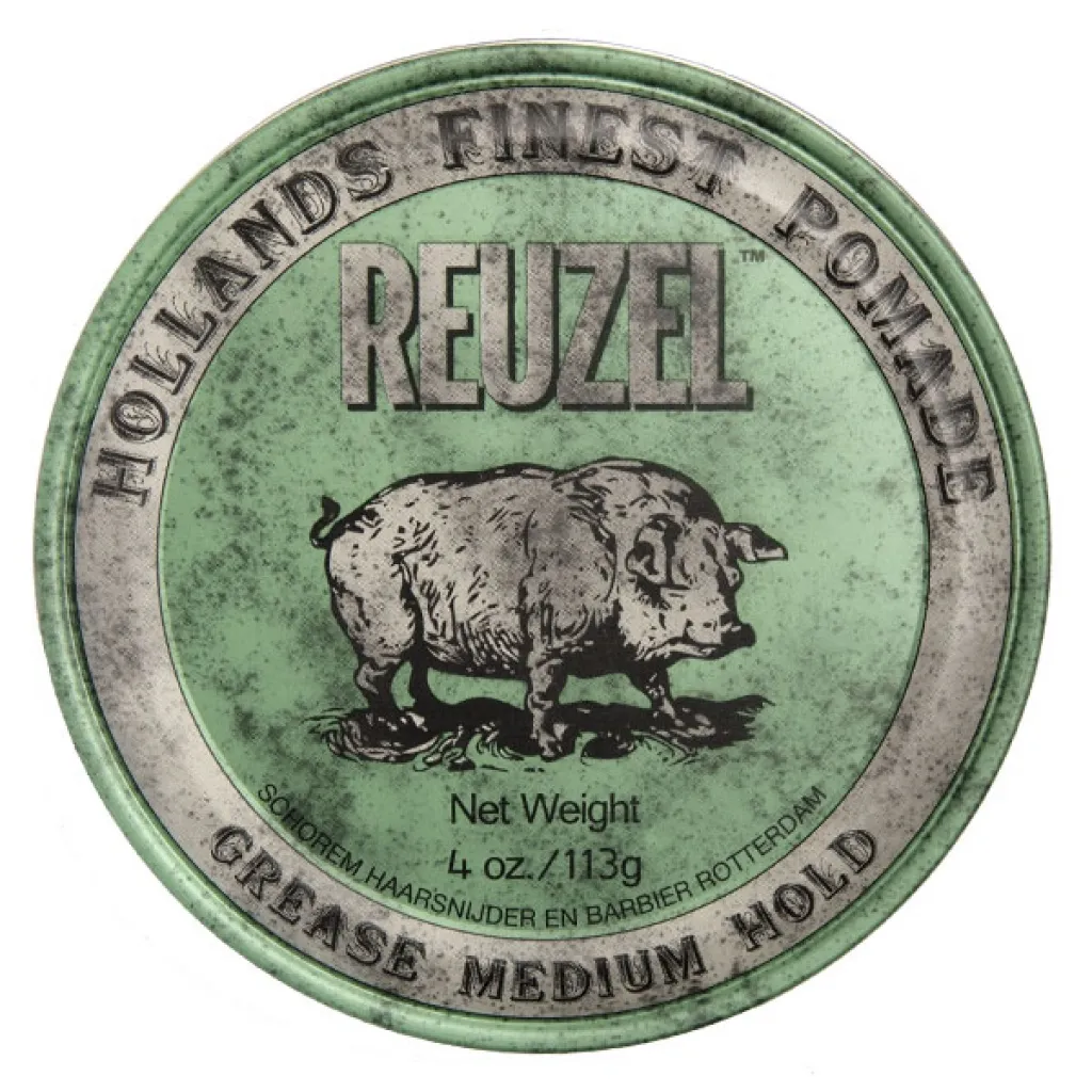 Reuzel Green Grease Medium Hold pomáda na vlasy 113 g