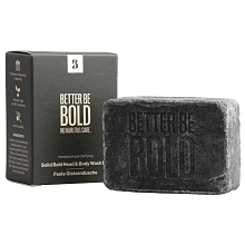 Better Be Bold Solid Wash Bar mýdlo na holou hlavu / pleš a tělo 110 g