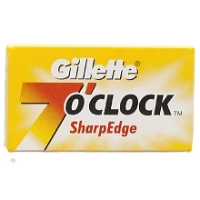 Žiletky na holení Gillette 7 O'clock Sharp Edge 5 ks