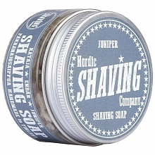 Nordic Shaving Company Juniper mýdlo na holení 80 g