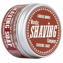 Nordic Shaving Company Sandalwood mýdlo na holení 80 g