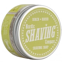 Nordic Shaving Company Birch mýdlo na holení 80 g