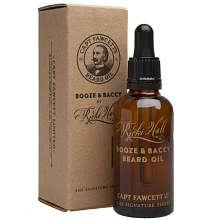 Captain Fawcett Ricki Hall's Booze And Baccy olej na vousy 50 ml