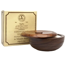 Taylor of Old Bond Street Sandalwood mýdlo na holení v dřevěné misce 100 g