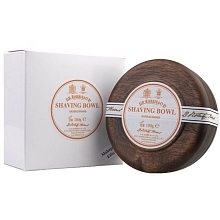 D.R. Harris Sandalwood mýdlo na holení 100 g v misce z mahagonového dřeva