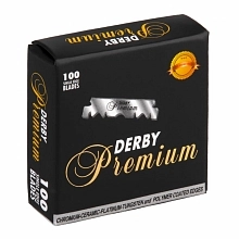 Žiletky na holení do shavetty Derby Premium Black 100 ks