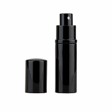 Flakon Travel Black s plastovým rozprašovačem 10 ml