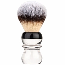 Štětka na holení RazoRock BC Silvertip Plissoft Black Clear